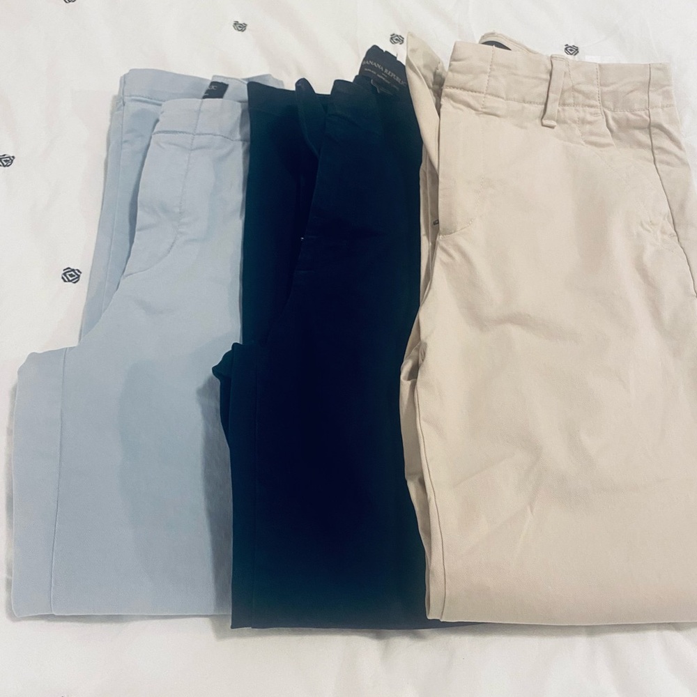Banana Republic Slim Fit Authentic Chino 3 pairs